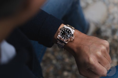 Rolex GMT-Master II ref. 126715CHNR on wrist