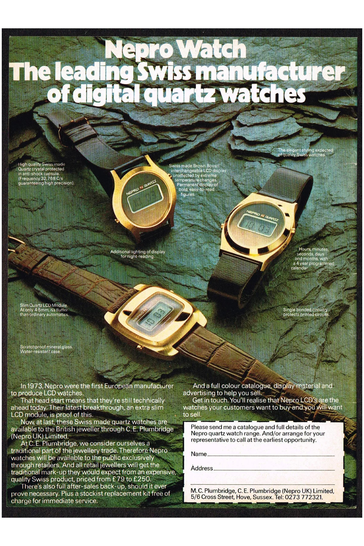 ad for watches