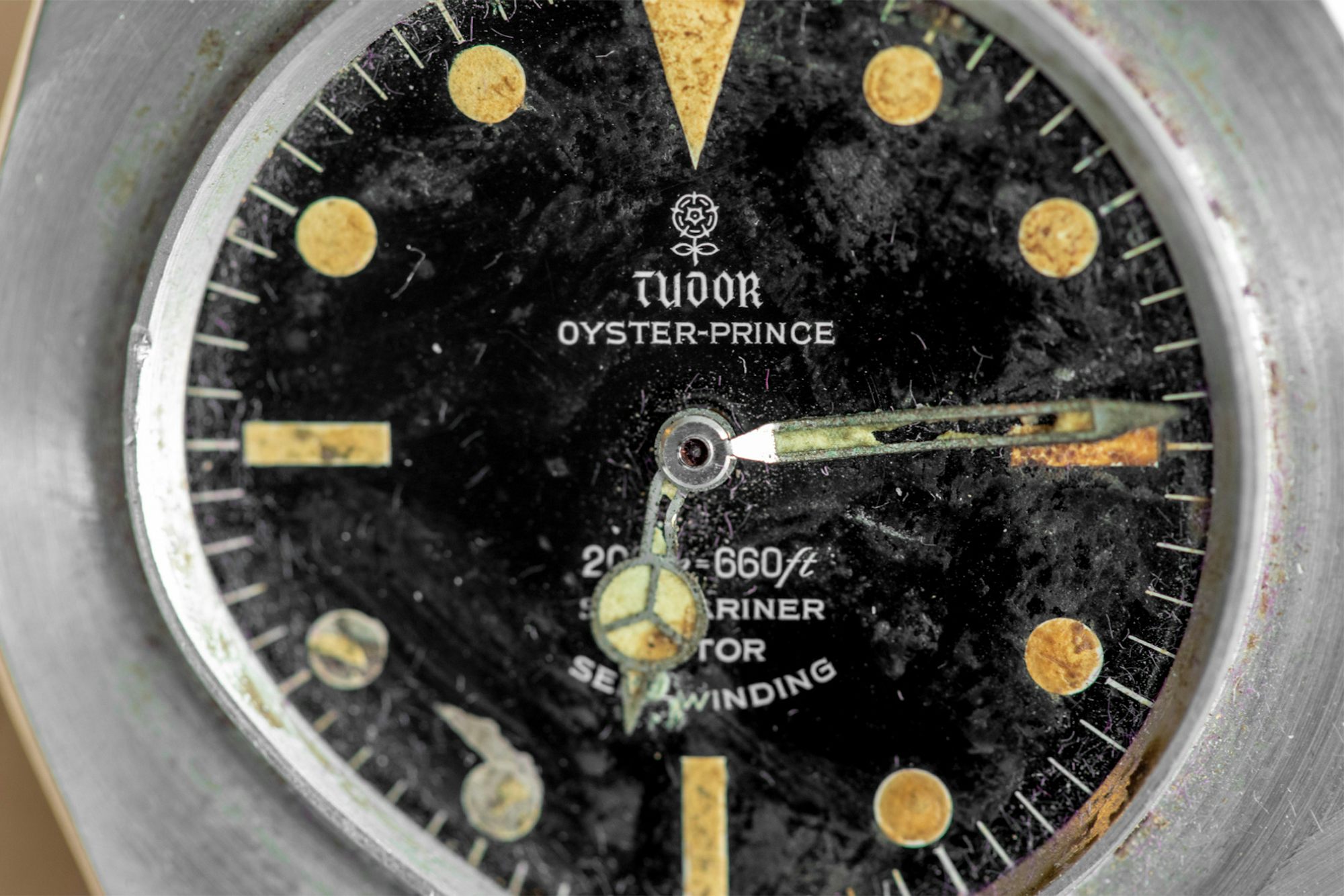 A Tudor Submariner that was shot by a bullet in Vietnam