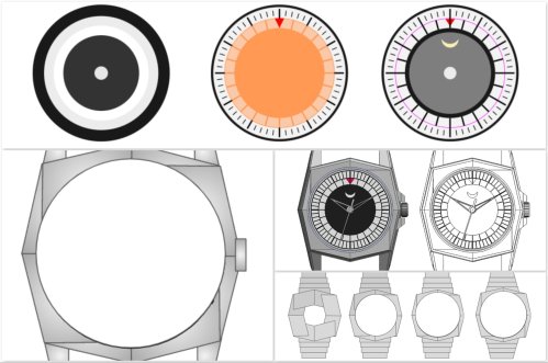 Papar Anillo GMT design collage