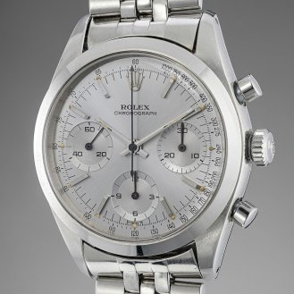 steel Rolex Chronograph ref. 6238 "Pre-Daytona" on Jubilee bracelet