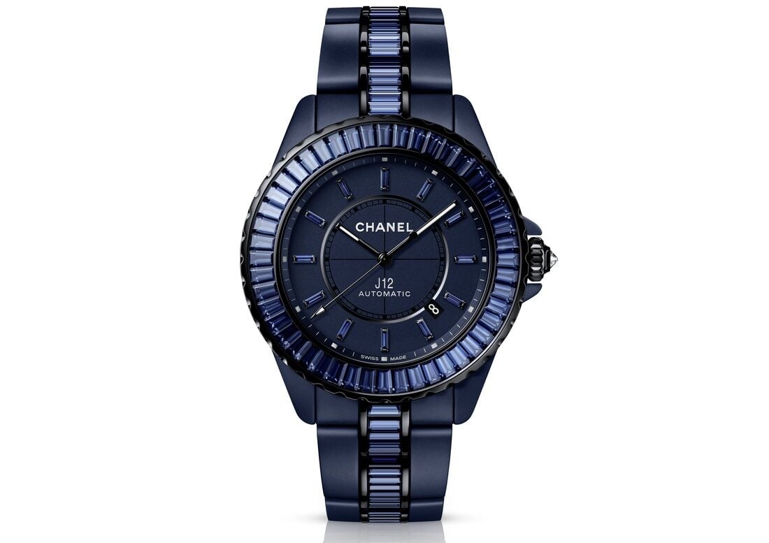 Chanel J12 Bleu baguette 42mm