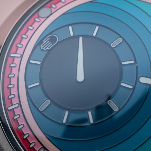 Ressence Type 8 DE1 dial up close