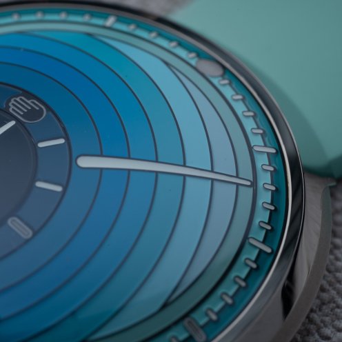 Ressence Type 8 DE2 dial up close
