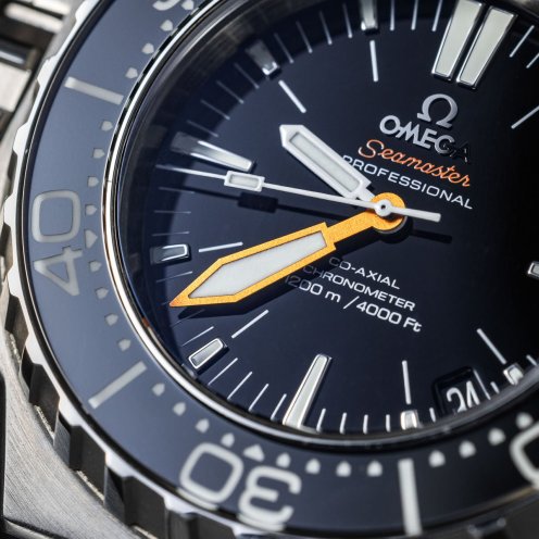 Omega Seamaster Ploprof 1200M up close